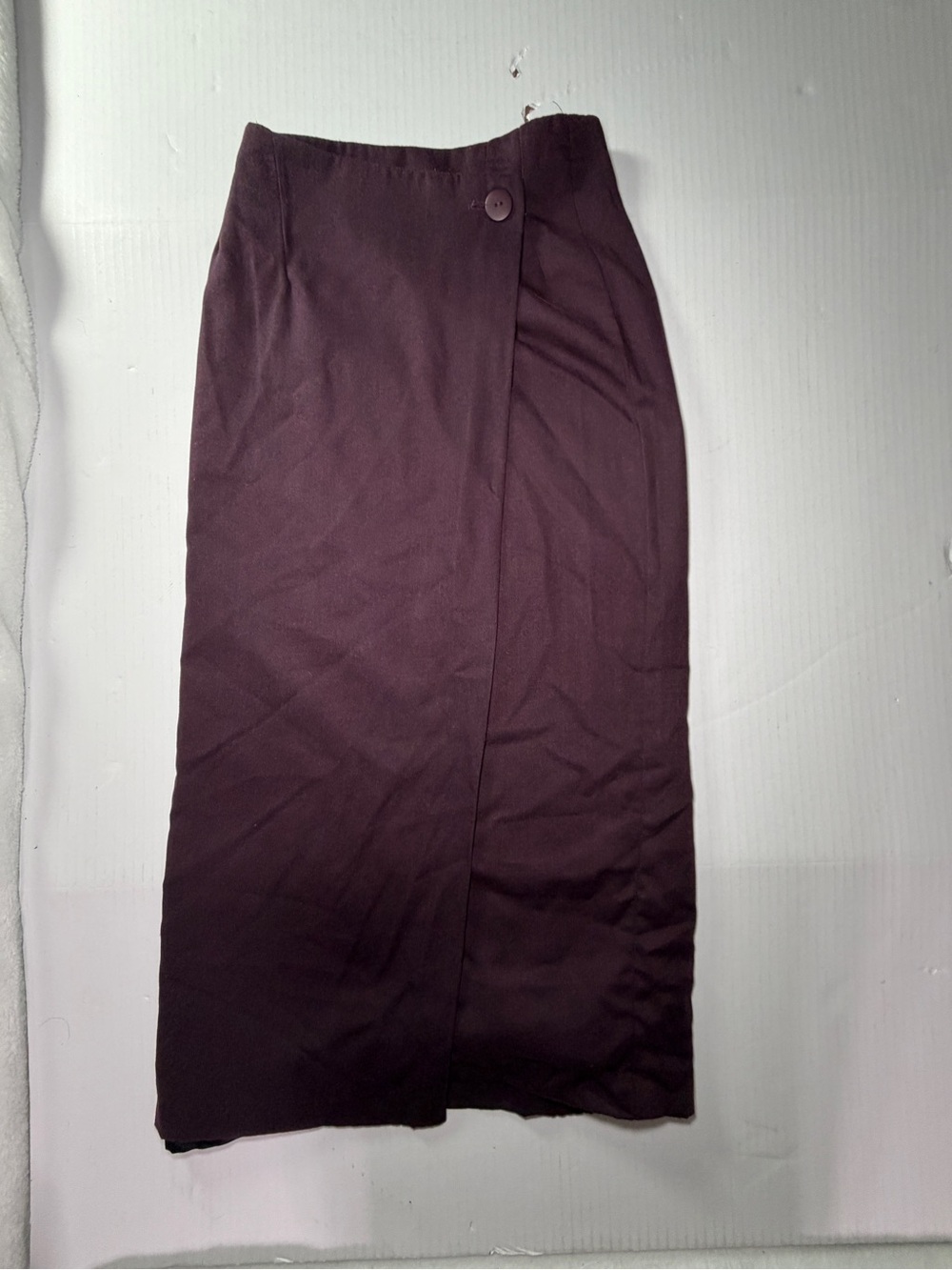 Vintage 90’s Warehouse Plum Wrap Maxi Skirt